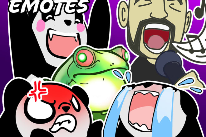 I will create custom, original emotes for your streams