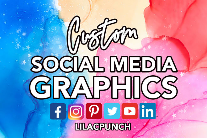 I will create custom social media graphics for any platform