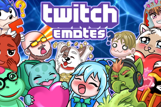 I will create custom twitch or discord emotes sub badges