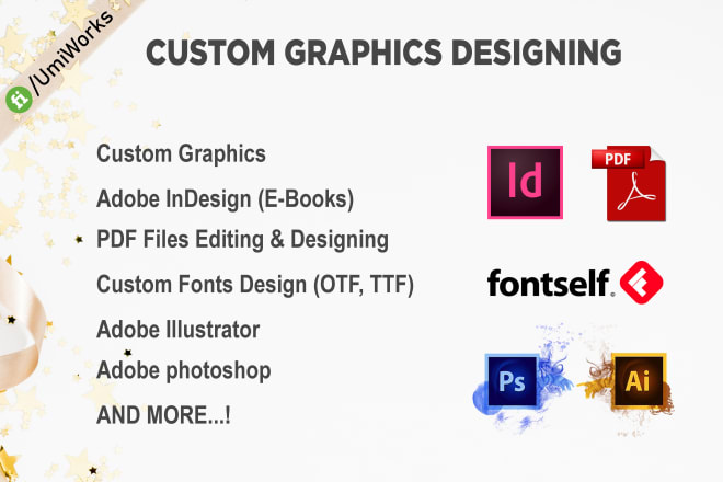 I will create fonts, custom design, layouts