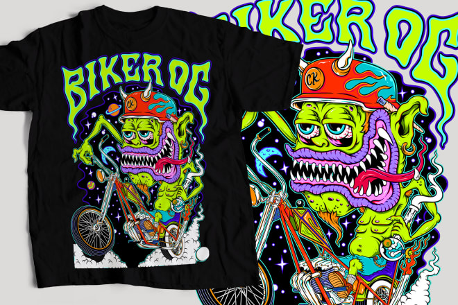 I will create graphic t shirt design for you