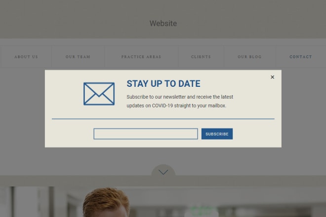 I will create newsletter popup for your website