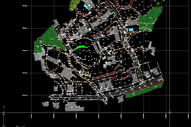 I will create topographic survey drawings in 3 days