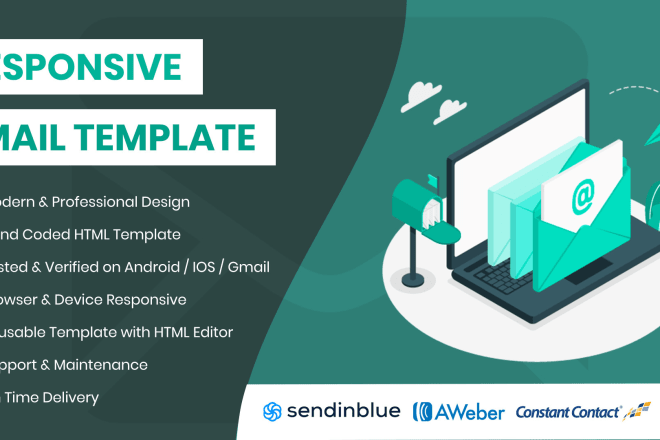 I will design a responsive email template