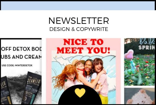 I will design and create your online newsletters or newsletter templates