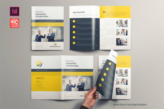 I will design company profile, brochure, proposal or annual report