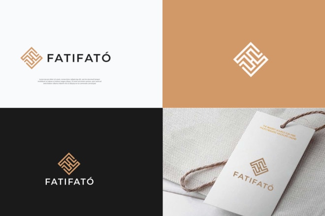 I will design modern luxury minimalist fashion or clothing logo