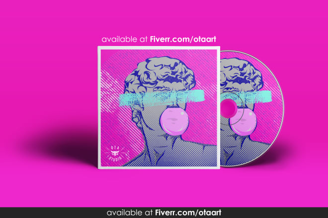 I will design or draw single, album, mixtape cover in my style