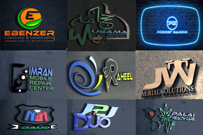 I will design personal luxury 3d logo with free vector