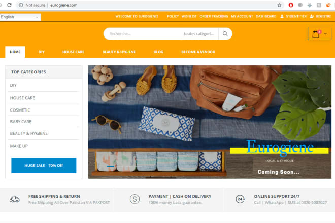 I will develop multi vendor ecommerce marketplace website