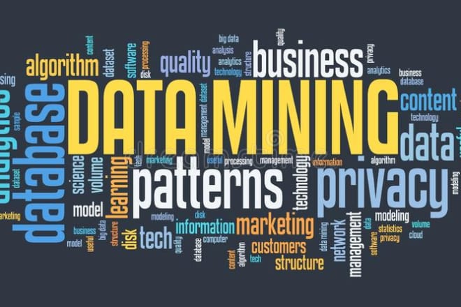 I will do data mining and machine learning