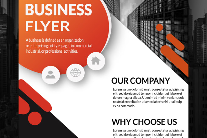 I will do professional flyer design, poster design for your business