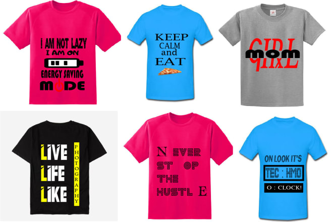 I will do trendy typography t shirt design and graphic t shirt