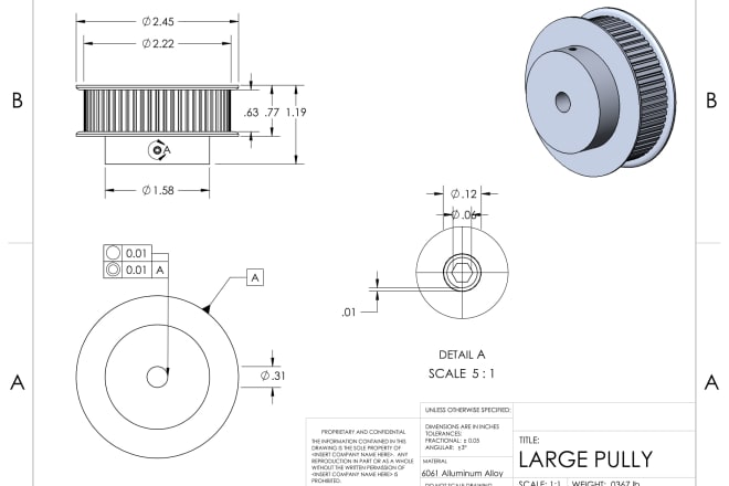 I will engineering design cad prototyping drawing manufacture