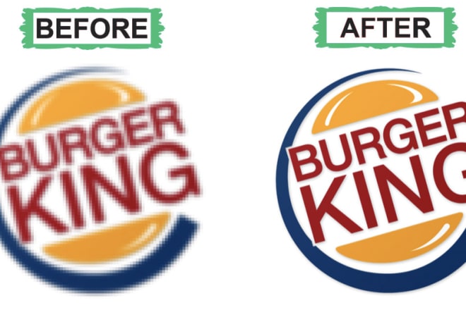 I will transform your picture or logo into vector format