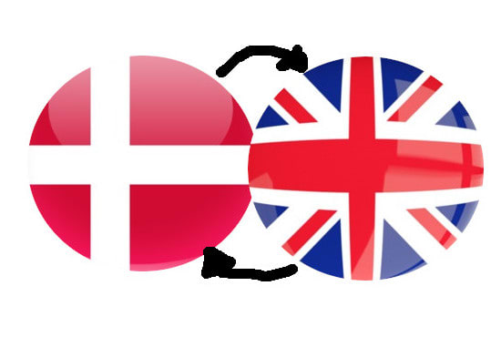 I will translate english to danish and vice versa