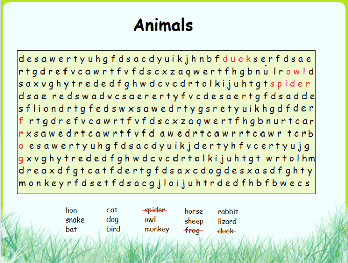 I will create a word search puzzle for you