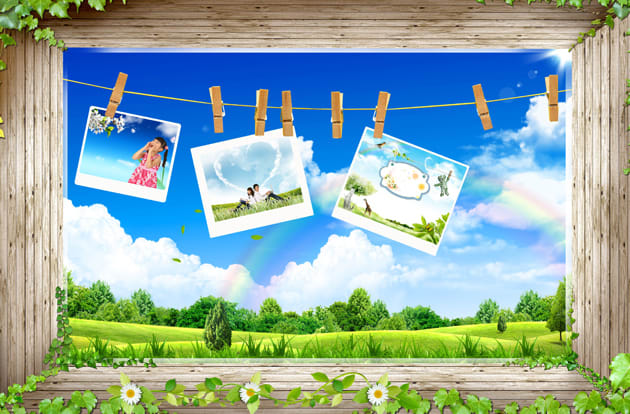 I will create beautiful photos frames
