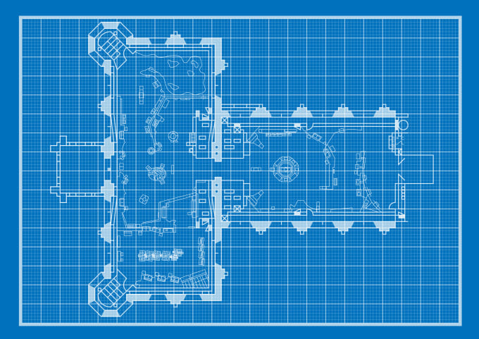 I will create professional blueprint artwork