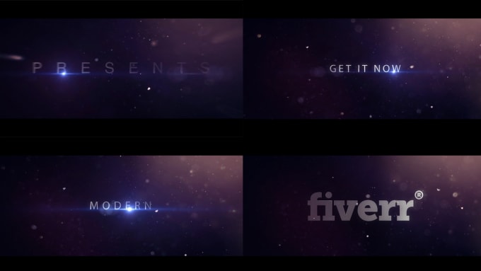 I will create professional cinematic titles