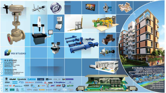 I will create technical and industrial animation