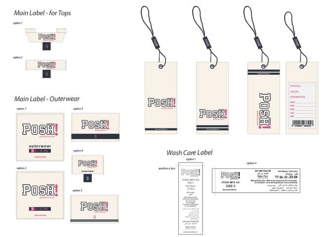 I will design a hang tag, swing tag, label for your clothing brand