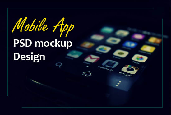 I will design mobile app UI mockup for android