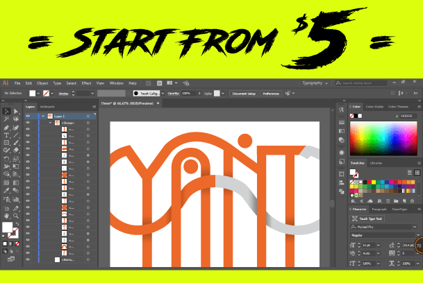 I will do adobe illustrator work