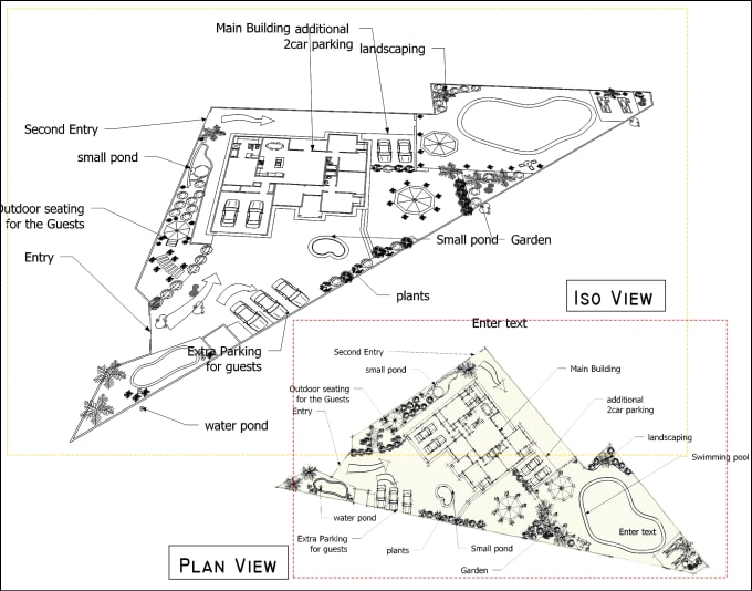 I will do architecture interior and exterior 2d plans in autocad