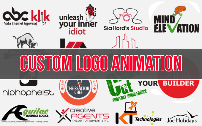 I will do creative custom logo animation