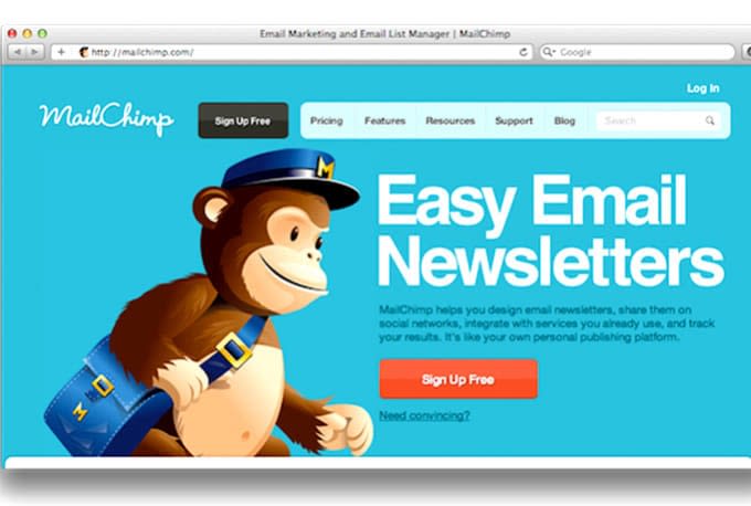 I will do mailchimp, getrespons aweber unbounce work