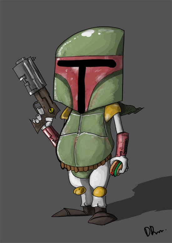 I will draw fantastic star wars character