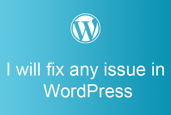 I will fix any bugs issues errors in wordpress