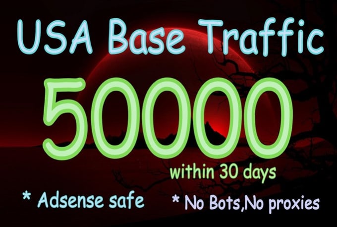 I will get 50k niche base usa website traffic
