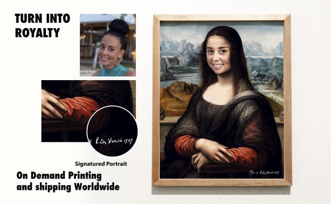 I will get yourself custom royal portrait perfect gift masterpiece