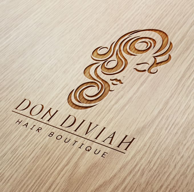 I will professionally carve your logo into wood in 24hrs