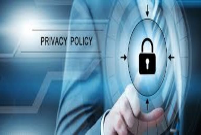I will write disclaimer policy or privacy policy