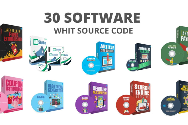 I will 30 internet marketing softwares with resell rights