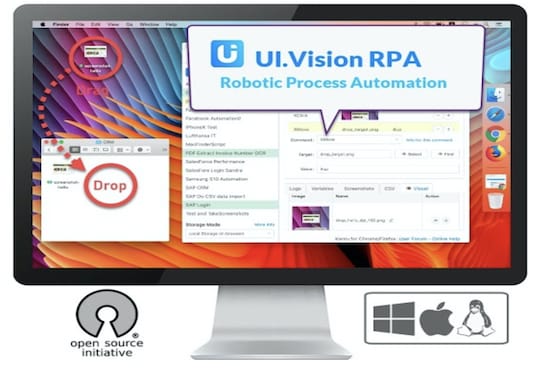 I will automate web and desktop apps using UI vision rpa