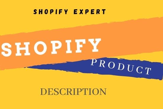 I will be persuasive product description, SEO titles, and tags for your shopify store