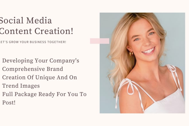 I will be your on trend social media content creator