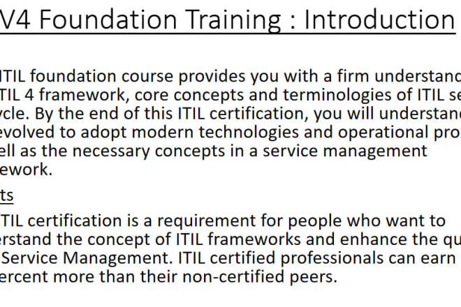 I will be your online trainer, support, services and IT manager