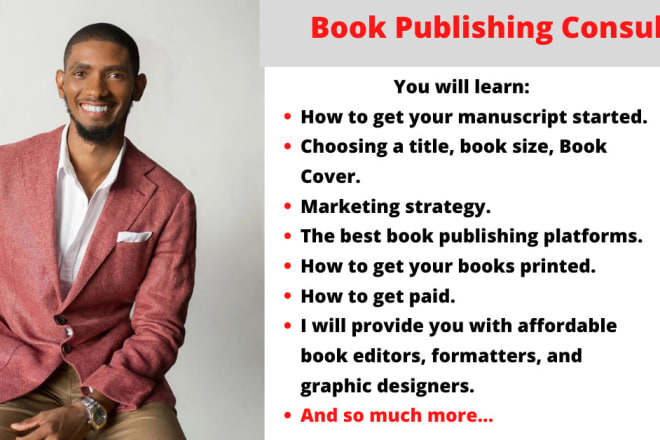 I will be your professional ebook, audiobook, and book consultant