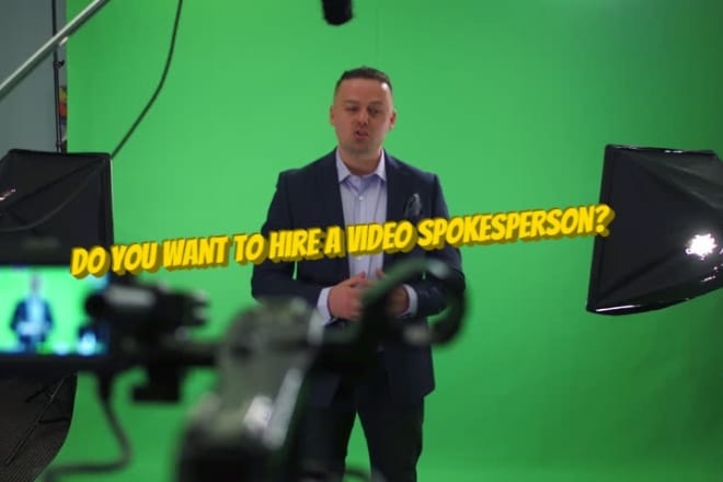 I will be your professional english or hindi video spokesperson