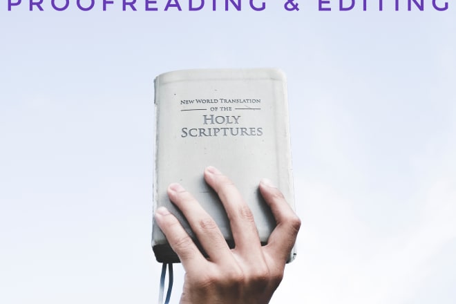 I will be your professional proofreader and editor for your books