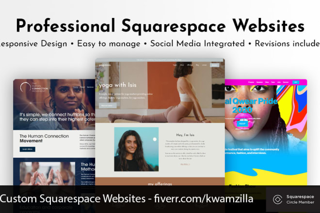 I will be your squarespace developer for a day