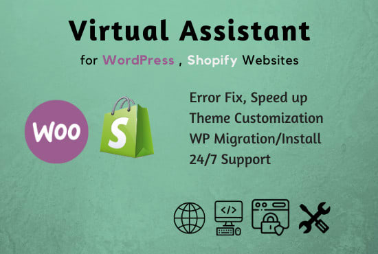 I will be your wordpress virtual assistant