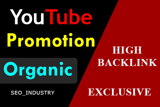 I will boost youtube promotion with mix of backlink