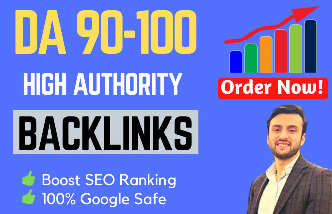I will build high pr, high da backlinks for website SEO