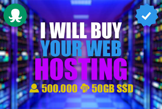 I will buy the hosting of your website
